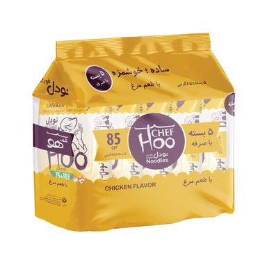 product-نودل با طعم مرغ شف هو 85 گرم بسته 5 عددی