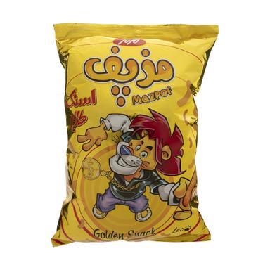 product-اسنک پنیری طلایی مزپف مزمز 90 گرم