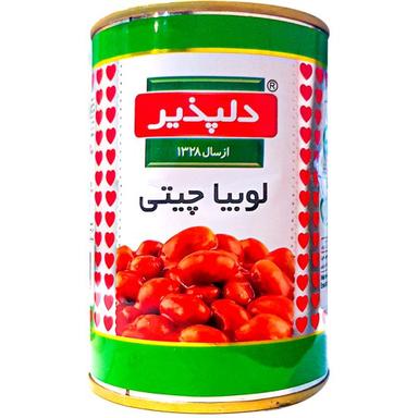 product-کنسرو خوراک لوبیا چیتی بدون قارچ دلپذیر 420 گرم