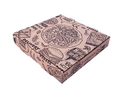 product-جعبه پیتزا طرح دار سایز 30 بسته 100 عددی