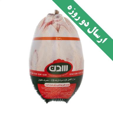 product-مرغ کامل سدن وزن 1100 گرم کارتن 22 کیلوگرم