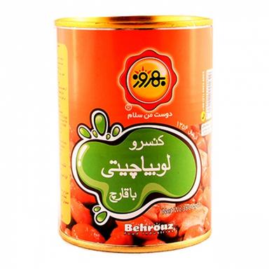 product-کنسرو لوبیا چیتی با قارچ بهروز 380 گرم