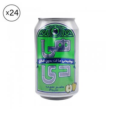 product-نوشیدنی مالت سیب هی دی قوطی 330 میلی لیتر باکس 24 عددی