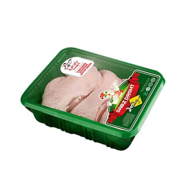 product-ران مرغ با پوست سایز 300 تا 400 گرم سبز دشت 5 کیلوگرم