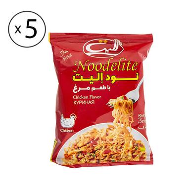 product-نودل با طعم مرغ الیت بسته 5 عددی